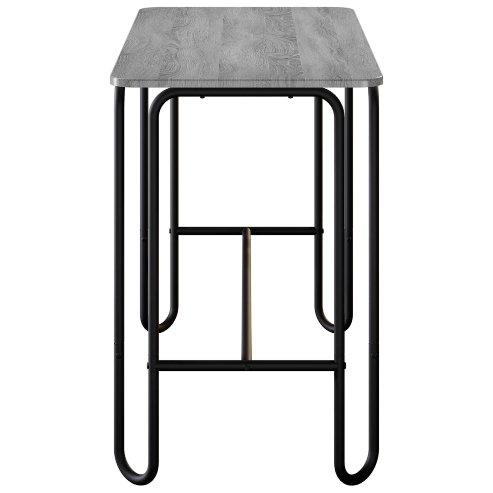 vidaXL Dining Table 100 x 50 x 75 cm Engineered Wood Grey Sonoma 4