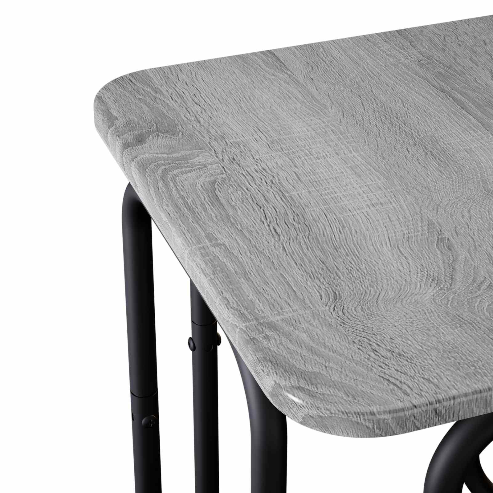 vidaXL Coffee Table Grey Sonoma 40 x 40 x 45 cm Engineered Wood 5