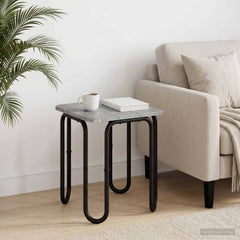 vidaXL Coffee Table Grey Sonoma 40 x 40 x 45 cm Engineered Wood 1