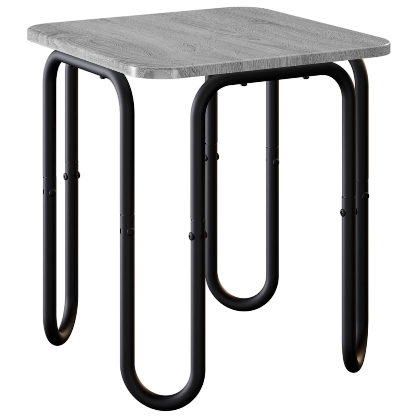 vidaXL Coffee Table Grey Sonoma 40 x 40 x 45 cm Engineered Wood 2