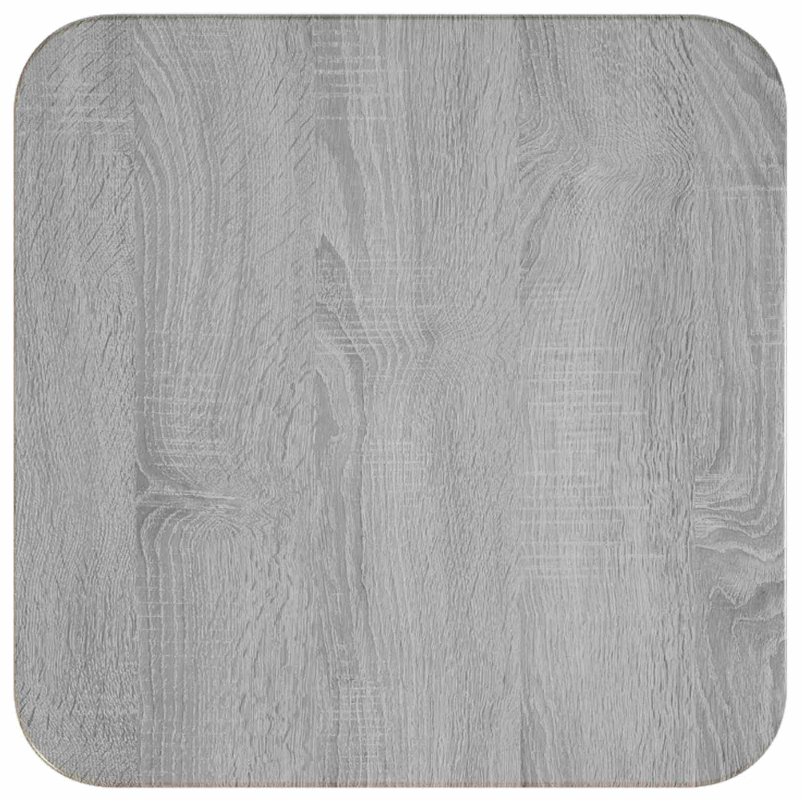 vidaXL Coffee Table Grey Sonoma 40 x 40 x 45 cm Engineered Wood 4