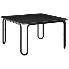 vidaXL Coffee Table Black 59 x 59 x 45 cm Engineered Wood 2