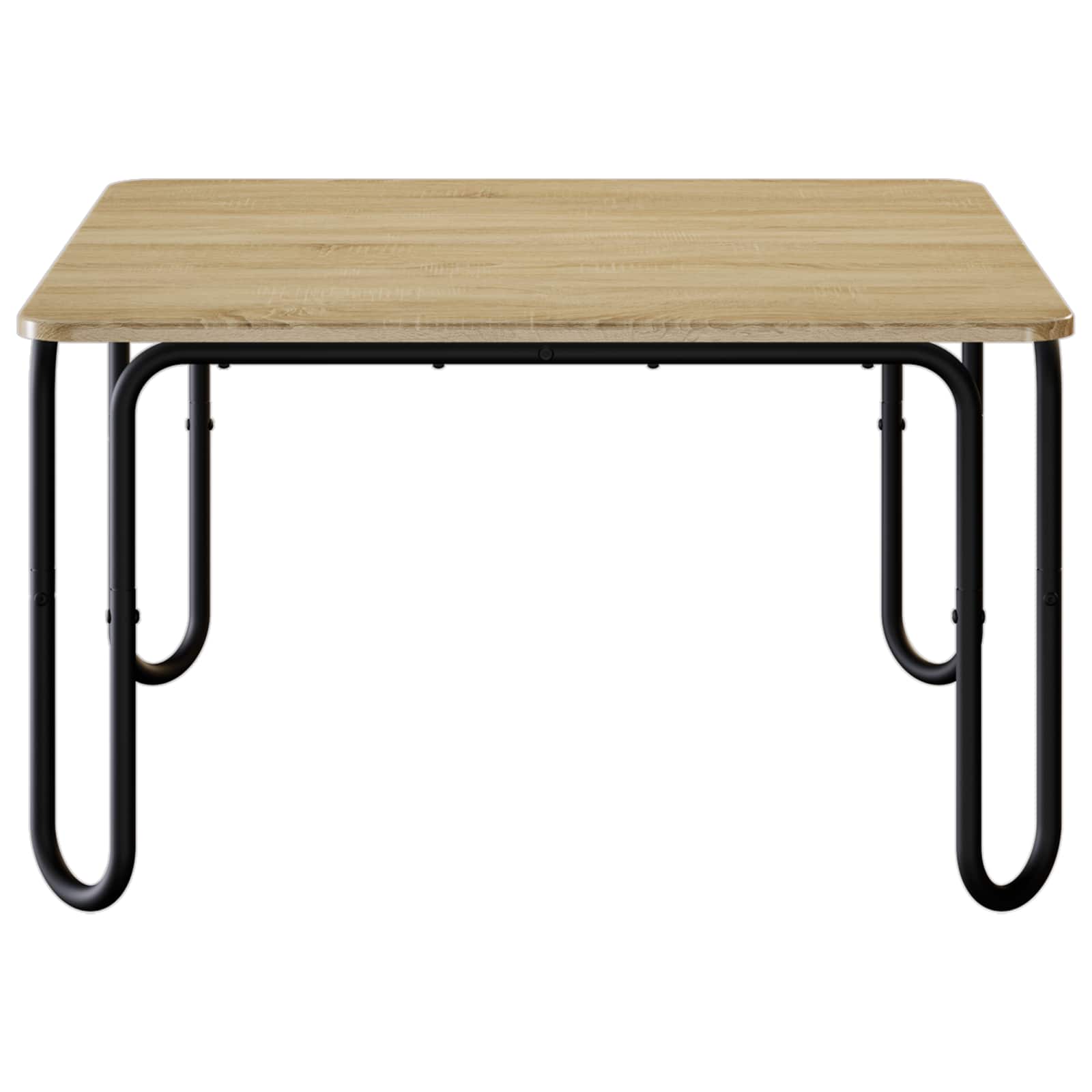 vidaXL Coffee Table Sonoma Oak 59 x 59 x 45 cm Engineered Wood 4