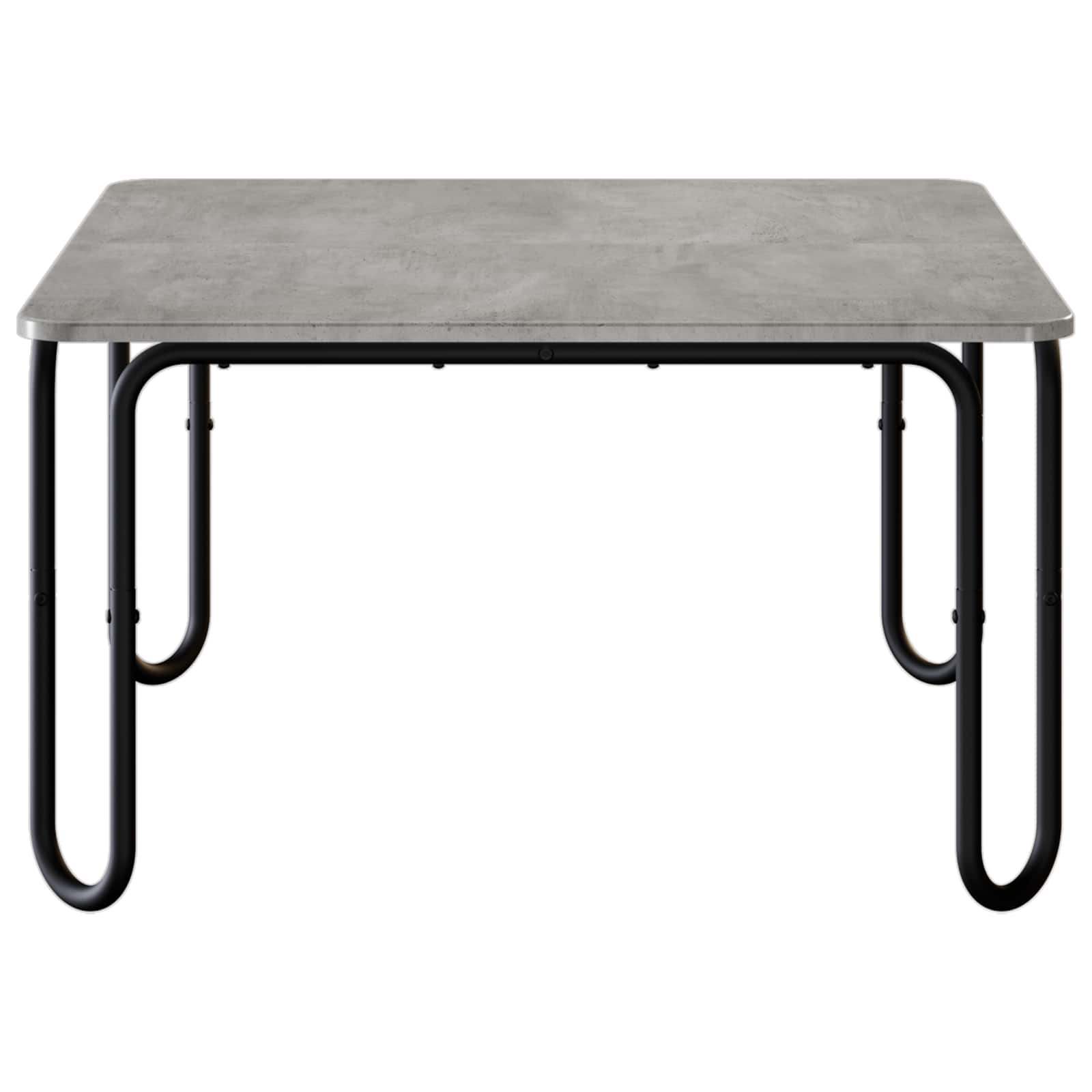 vidaXL Coffee Table Concrete Grey 59 x 59 x 45 cm Engineered Wood 4