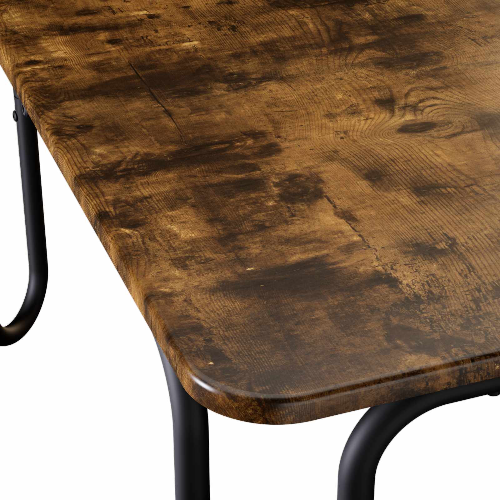 vidaXL Coffee Table Smoked Oak 59 x 59 x 45 cm Engineered Wood 6