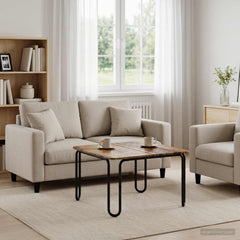 vidaXL Coffee Table Old Wood 59 x 59 x 45 cm Engineered Wood 1