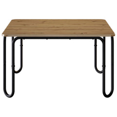 vidaXL Coffee Table Artisan Oak 59 x 59 x 45 cm Engineered Wood 4