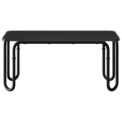 vidaXL Coffee Table Black 79.5 x 40 x 36 cm Engineered Wood 3