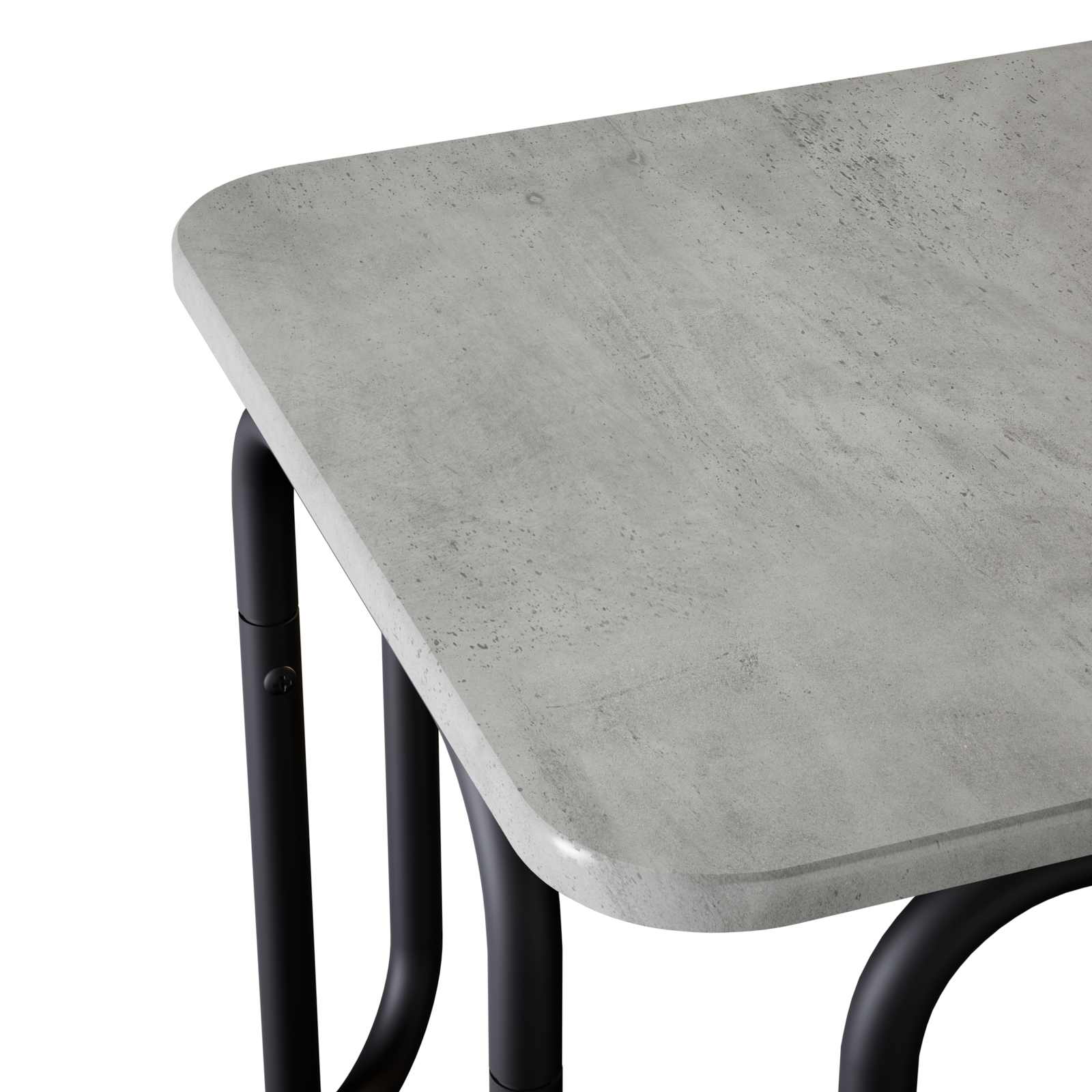 vidaXL Coffee Table Concrete Grey 79.5 x 40 x 36 cm Engineered Wood 5