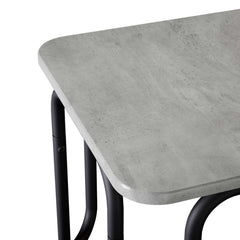 vidaXL Coffee Table Concrete Grey 79.5 x 40 x 36 cm Engineered Wood 5