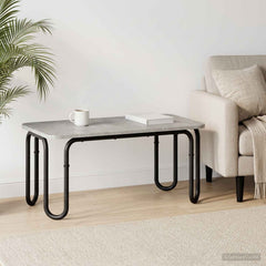 vidaXL Coffee Table Concrete Grey 79.5 x 40 x 36 cm Engineered Wood 1