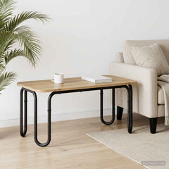 vidaXL Coffee Table Artisan Oak 79.5 x 40 x 36 cm Engineered Wood 1