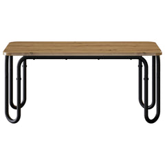 vidaXL Coffee Table Artisan Oak 79.5 x 40 x 36 cm Engineered Wood 3