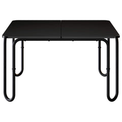 vidaXL Coffee Table Black 79.5 x 79.5 x 45 cm Engineered Wood 3