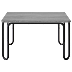 vidaXL Coffee Table Grey Sonoma 79.5 x 79.5 x 45 cm Engineered Wood 4