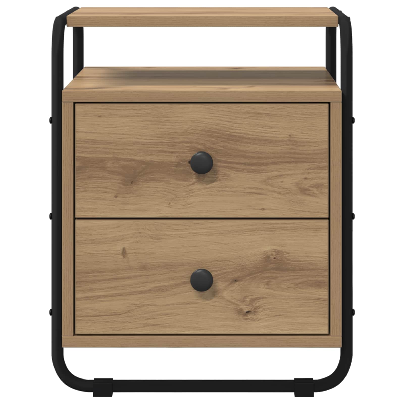vidaXL Bedside Cabinet 2 pcs Artisan Oak 40 x 36.5 x 50 cm 5