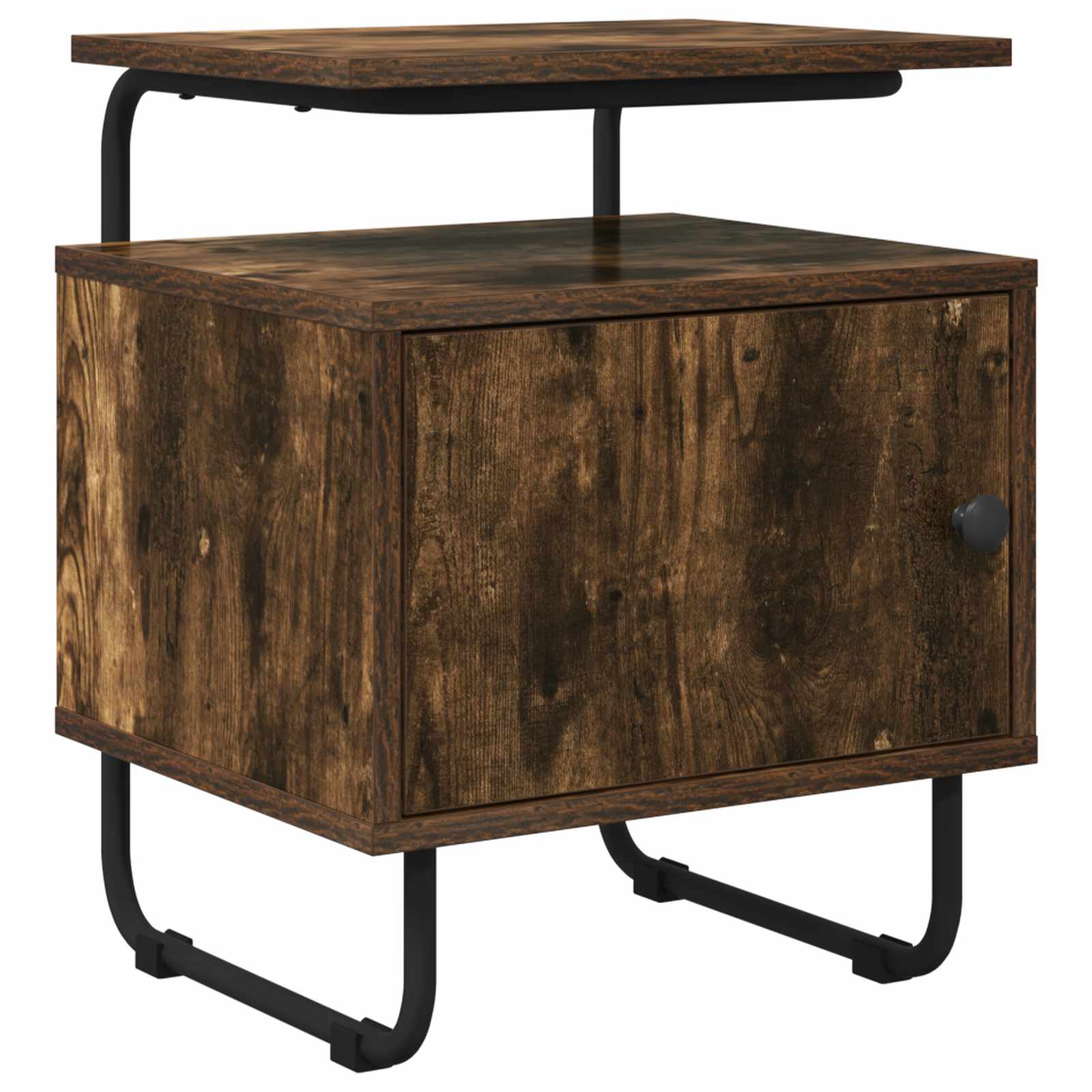 vidaXL Bedside Cabinet 2 pcs Smoked Oak 40 x 36.5 x 50 cm 3