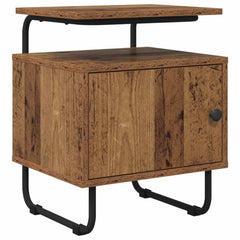 vidaXL Bedside Cabinet Old Wood 40 x 36.5 x 50 cm Engineered Wood 2