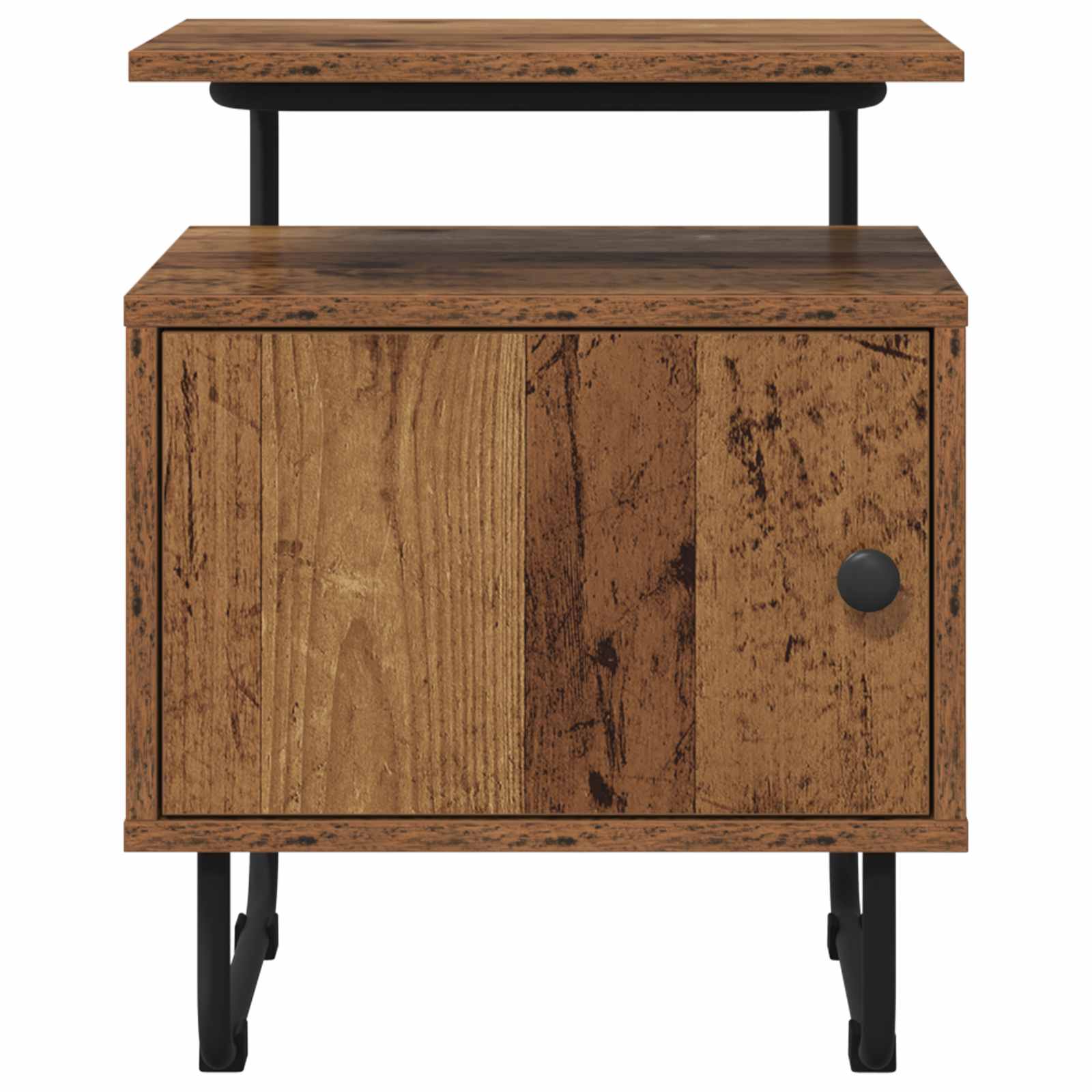 vidaXL Bedside Cabinet Old Wood 40 x 36.5 x 50 cm Engineered Wood 5
