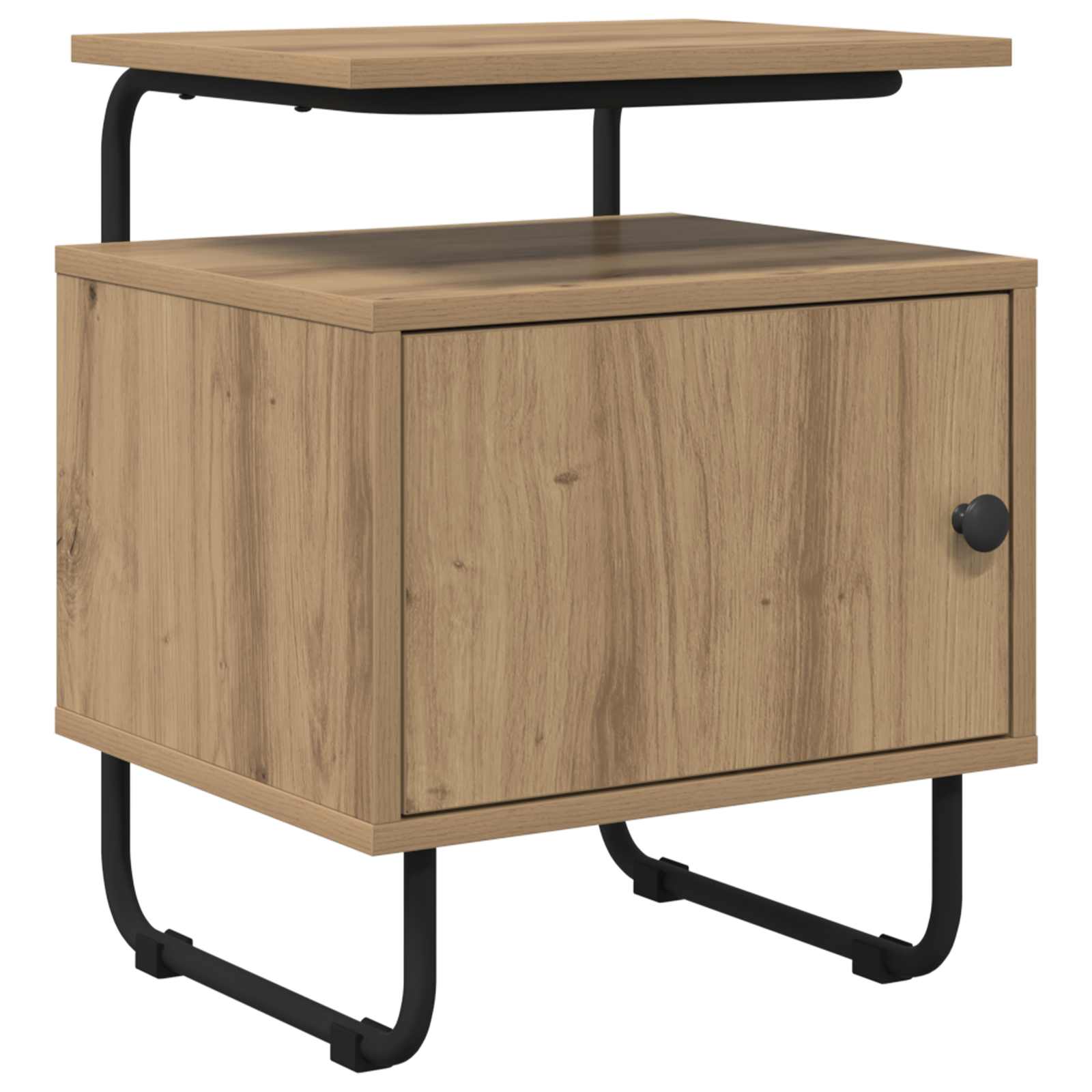 vidaXL Bedside Cabinet Artisan Oak 40 x 36.5 x 50 cm Engineered Wood 1