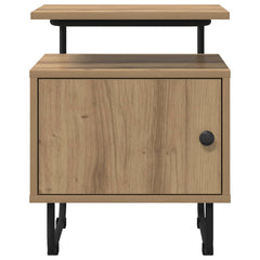 vidaXL Bedside Cabinet Artisan Oak 40 x 36.5 x 50 cm Engineered Wood 4