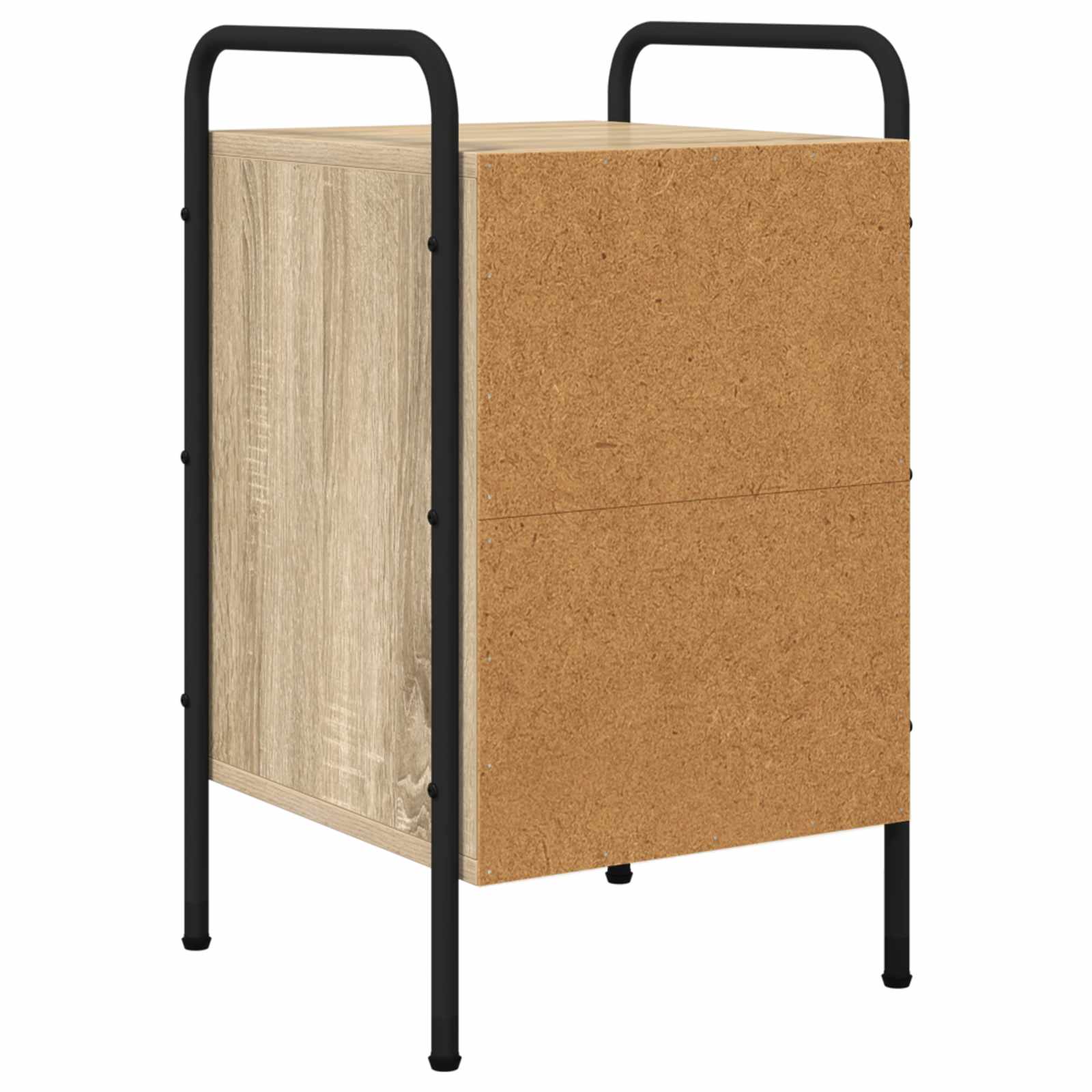 vidaXL Bedside Cabinet Sonoma Oak 35 x 36.5 x 61 cm Engineered Wood 6