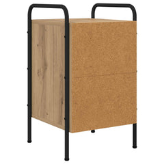 vidaXL Bedside Cabinet Artisan Oak 35 x 36.5 x 61 cm Engineered Wood 6