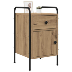 vidaXL Bedside Cabinet Artisan Oak 35 x 36.5 x 61 cm Engineered Wood 2