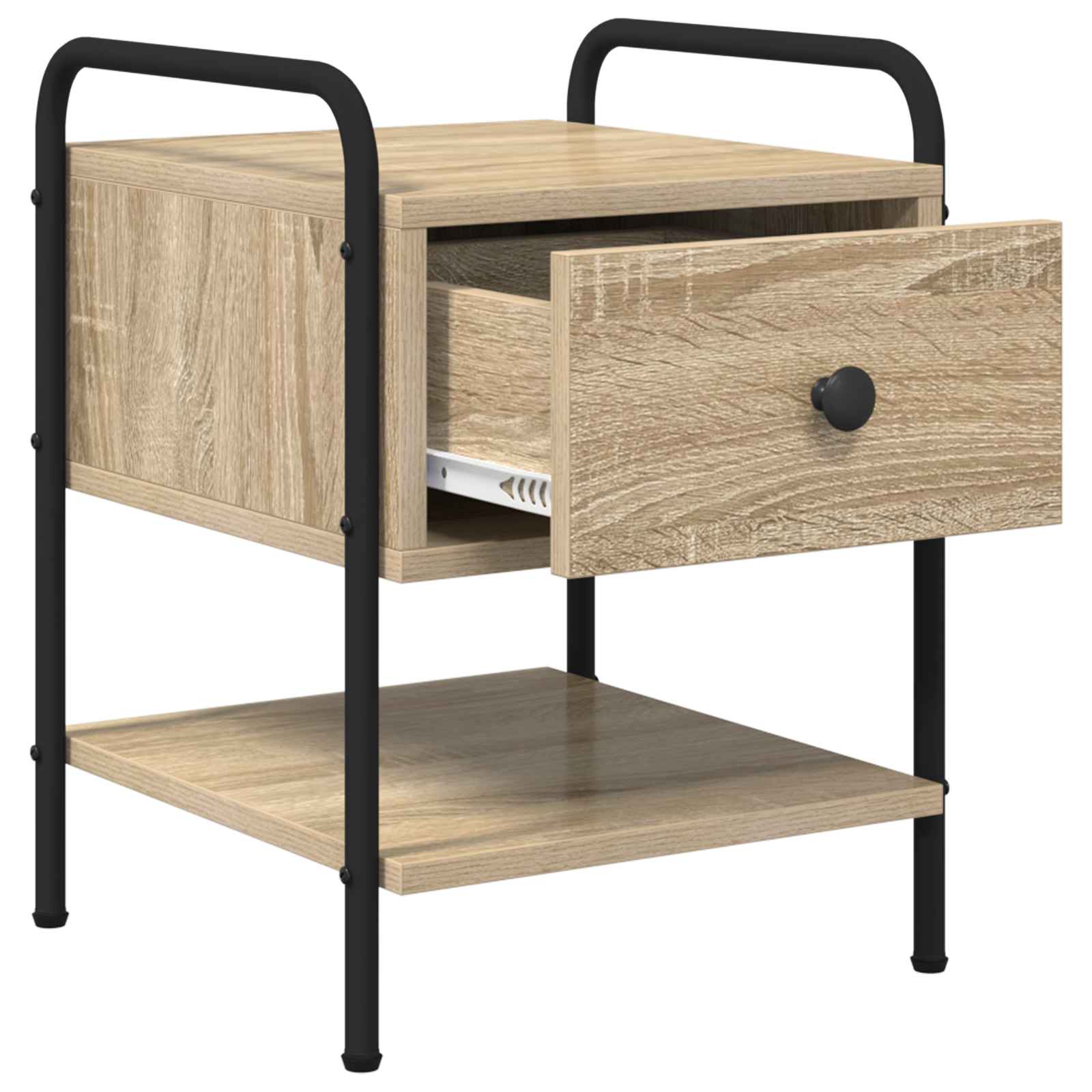 vidaXL Bedside Cabinet 2 pcs Sonoma Oak 35 x 36.5 x 47 cm 5