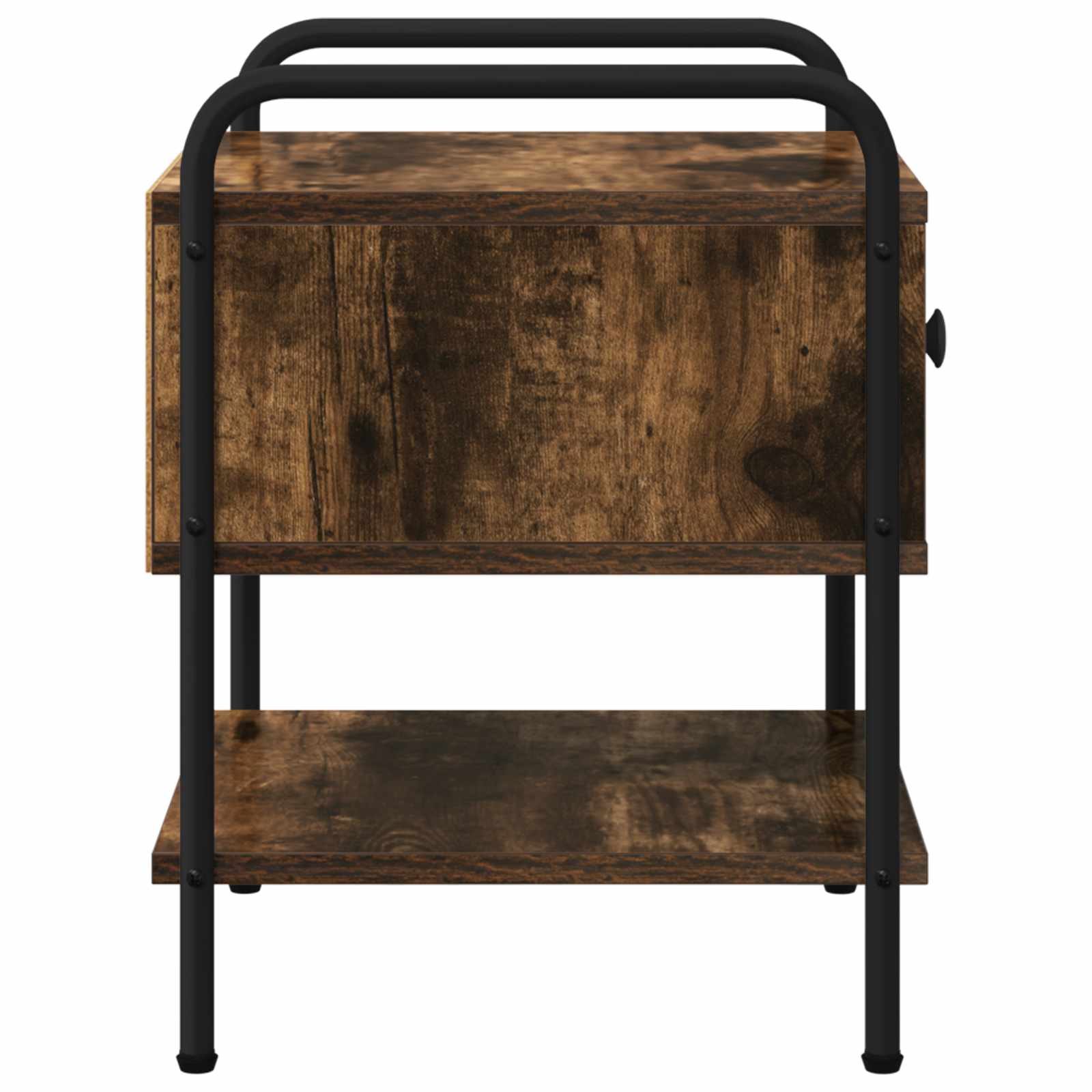 vidaXL Bedside Cabinet Smoked Oak 35 x 36.5 x 47 cm Engineered Wood 6