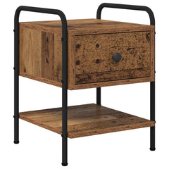 vidaXL Bedside Cabinet 2 pcs Old Wood 35 x 36.5 x 47 cm 4