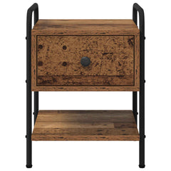 vidaXL Bedside Cabinet 2 pcs Old Wood 35 x 36.5 x 47 cm 6
