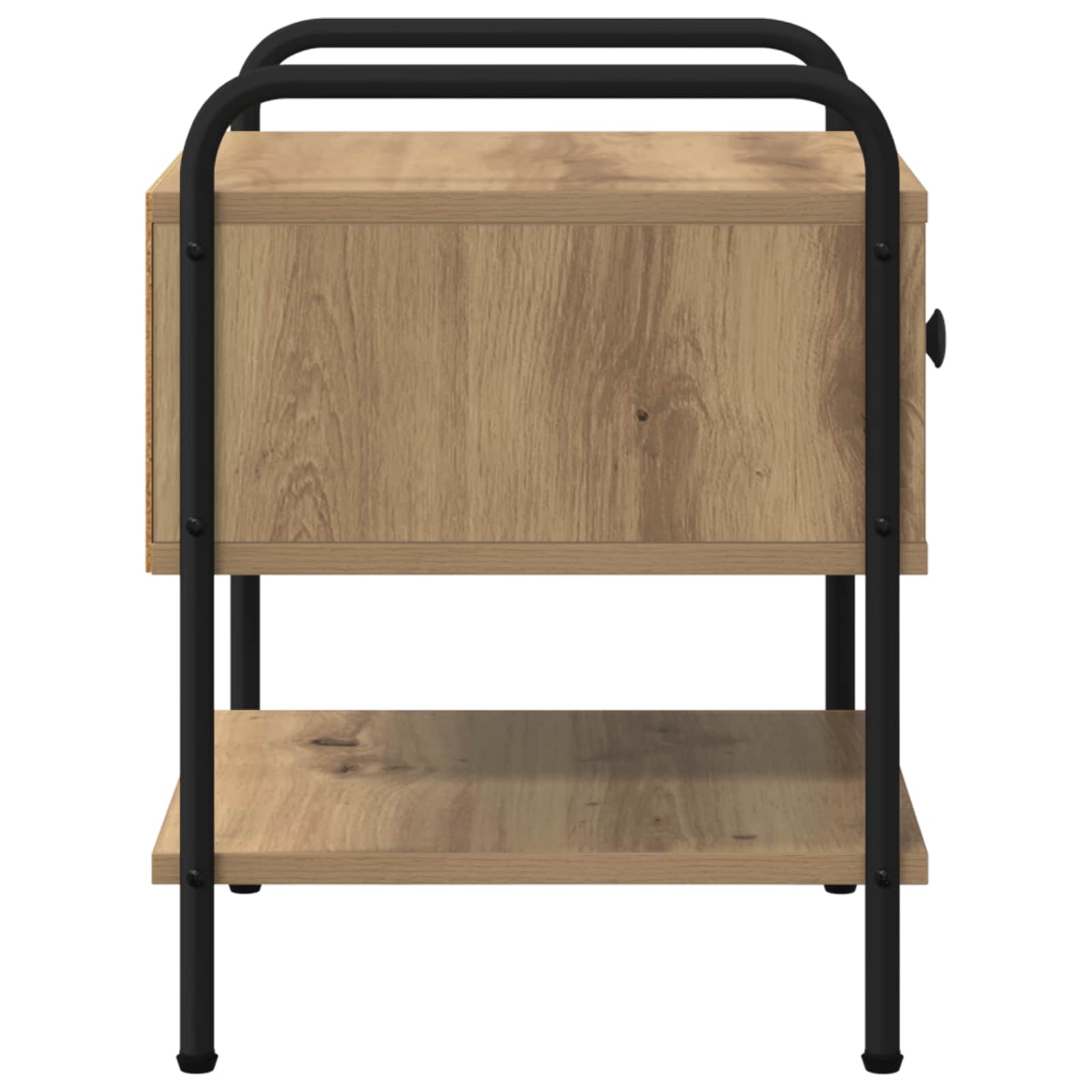 vidaXL Bedside Cabinet Artisan Oak 35 x 36.5 x 47 cm Engineered Wood 6