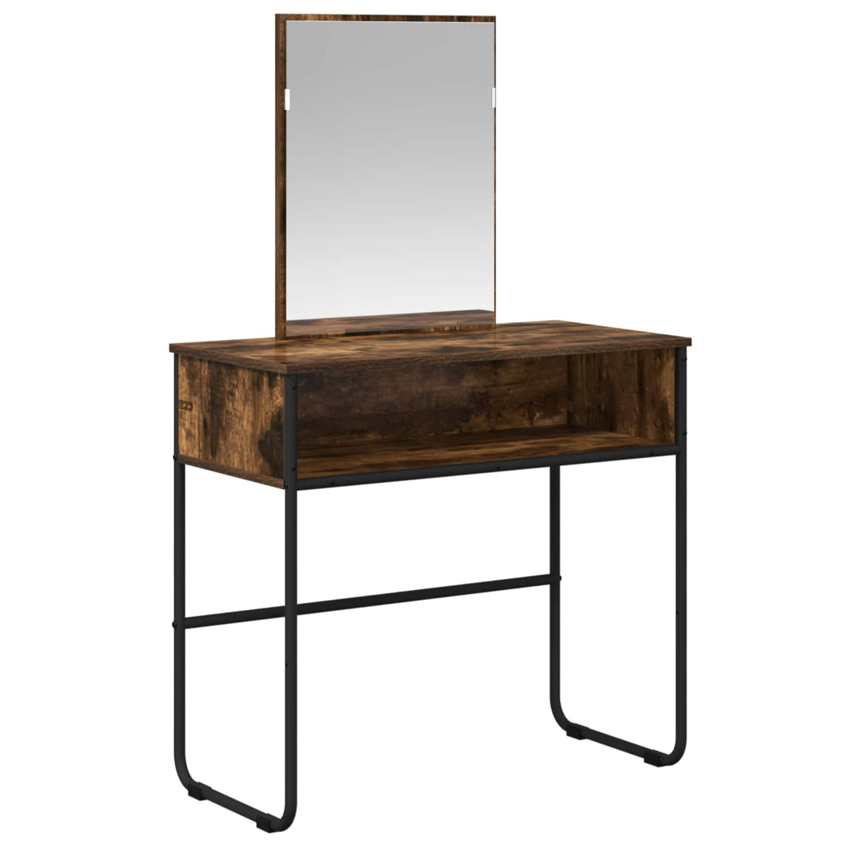 vidaXL Dressing Table Smoked Oak 81 x 40 x 131 cm Engineered Wood 2