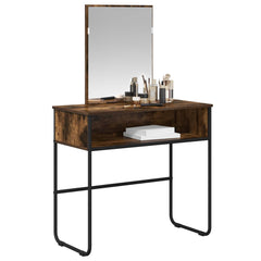 vidaXL Dressing Table Smoked Oak 81 x 40 x 131 cm Engineered Wood 3