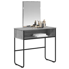 vidaXL Dressing Table Grey Sonoma 81 x 40 x 131 cm Engineered Wood 3