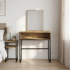vidaXL Dressing Table Artisan Oak 81 x 40 x 131 cm Engineered Wood 1