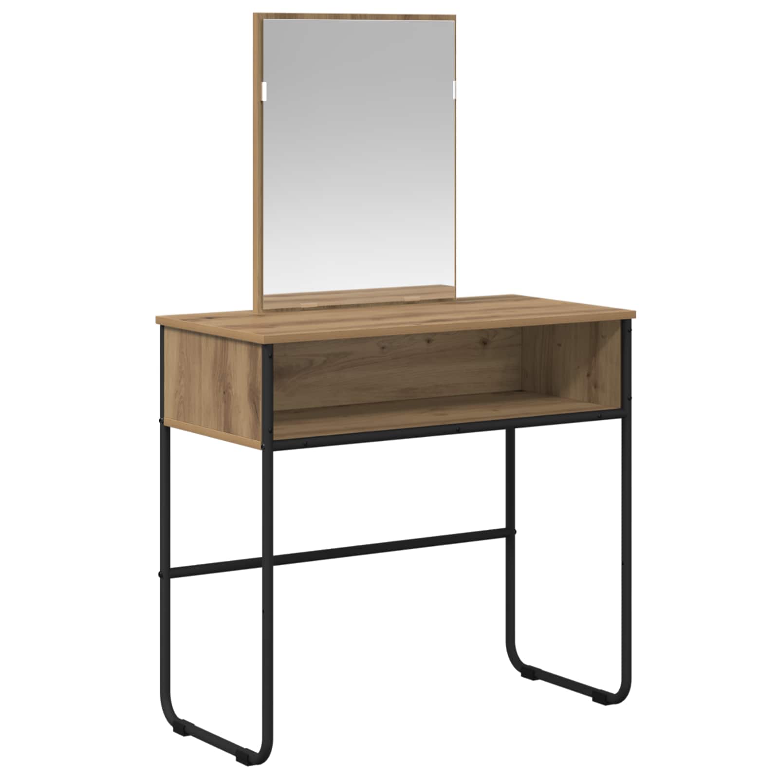 vidaXL Dressing Table Artisan Oak 81 x 40 x 131 cm Engineered Wood 2