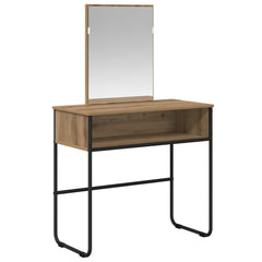 vidaXL Dressing Table Artisan Oak 81 x 40 x 131 cm Engineered Wood 2