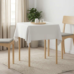 vidaXL Table Cloth 5 pcs Square White 110 x 110 cm Polyester 1