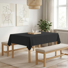 vidaXL Table Cloth 5 pcs Rectangular Dark Grey 110 x 140 cm Polyester 1