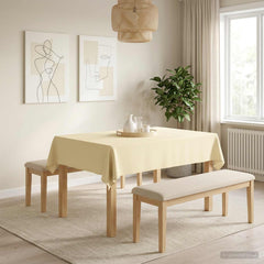vidaXL Table Cloth 5 pcs Cream White 110 x 140 cm Polyester 1