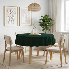 vidaXL Table Cloth Polyester Rectangular 5 pcs Dark Green