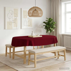 vidaXL Table Cloth Rectangular 5 pcs Wine Red