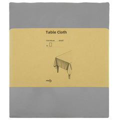 Table Cloth Polyester Rectangular 5 pcs Light Grey 110 x 140 cm