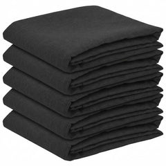 Table Cloth Rectangular 5 pcs Dark Grey 110 x 110 cm