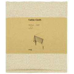 vidaXL Table Cloth 5 pcs Square Cream White 110 x 110 cm 3