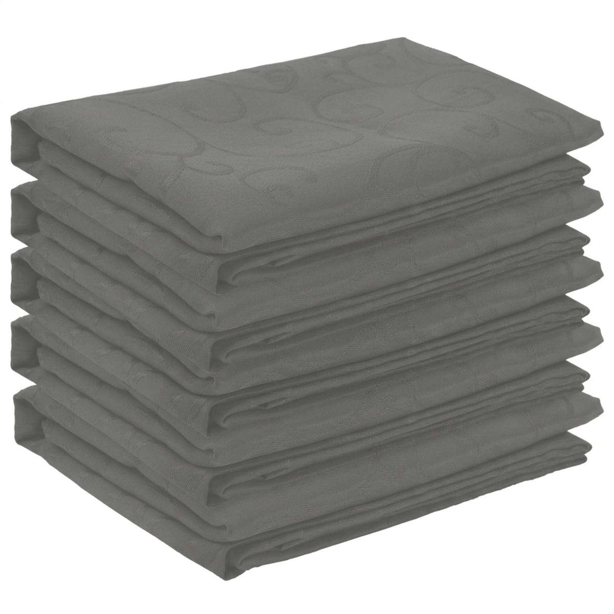 vidaXL Table Cloth 5 pcs Rectangular Light Grey 110 x 140 cm 2