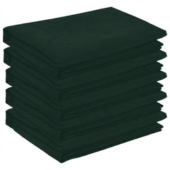 vidaXL Table Cloth 5 pcs Rectangular Dark Green 110 x 140 cm 2