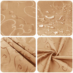 vidaXL Table Cloth 5 pcs Rectangular Beige 110 x 140 cm 6